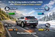 Do the Driving Modes in Cadillac Lyriq Offer Different Ranges or Battery Usages?